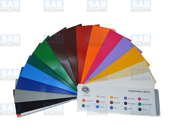 Тент ПВХ цветовая палитра