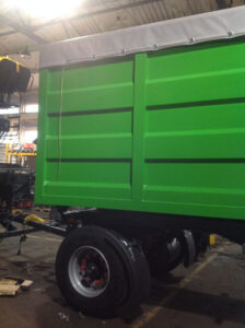 Тент на зерновоз с тросом