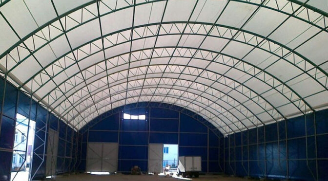 Тентовый ангар