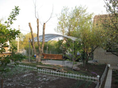 Изготовление навесов из поликарбоната дешево