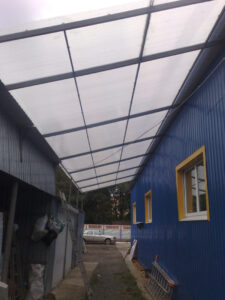 Изготовление навесов из поликарбоната Харьков