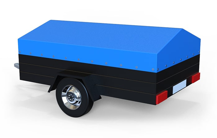 Тент для легкового прицепа