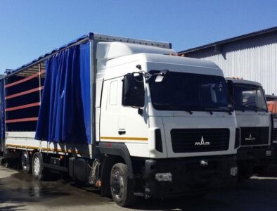 Боковая загрузка МАЗа