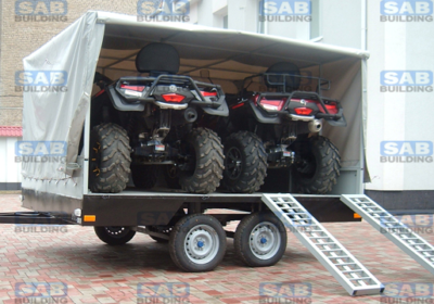 Легковой прицеп с боковой загрузкой