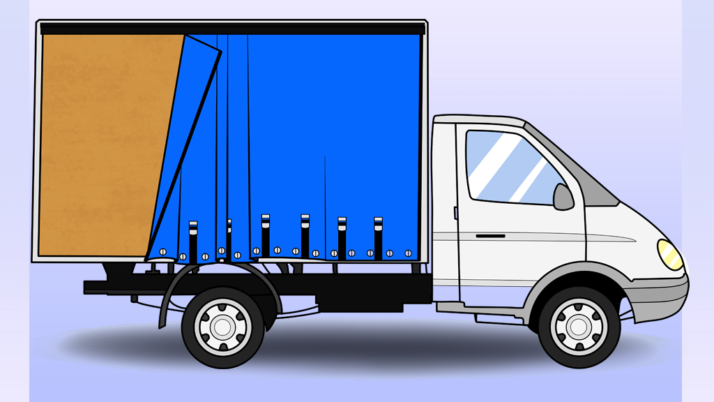 Штора на газель