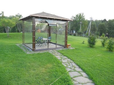 Мягкие окна для беседки