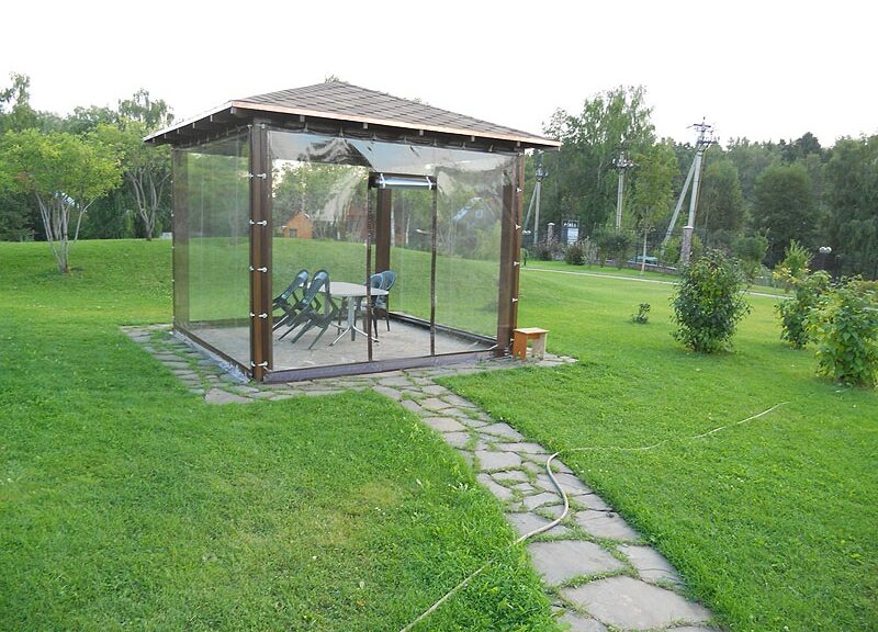 Мягкие окна для беседки