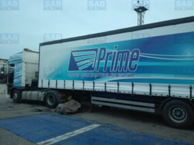 Печать на тенте фуры