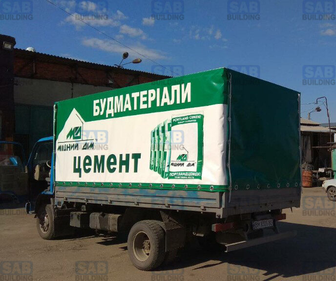 Печать на тенте для грузовика