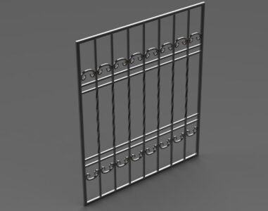 Эскиз крученого барашка