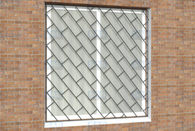 Решетки на окна Диагональная кладка