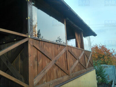 Позолоченная поворотная скоба для мягких окон