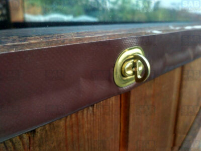 Поворотный механизм для мягких окон