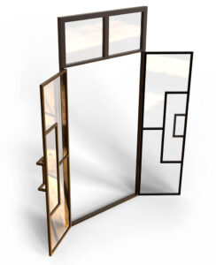 Межкомнатная перегородка в лофт стиле