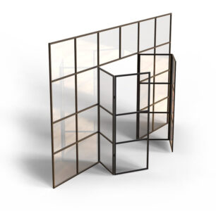 Складывающиеся лофт перегородки