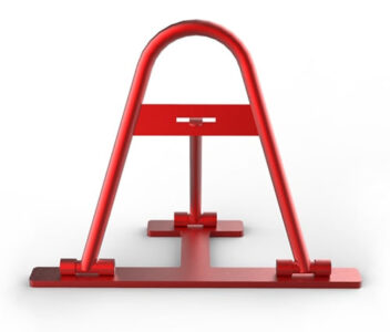 Усиленный парковочный барьер с навесным замком