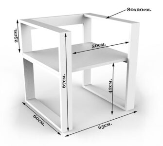 Технические характеристики стульев в стиле лофт