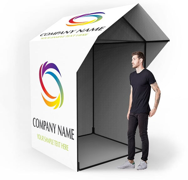 Палатка из баннера 1.5х1.5 м.