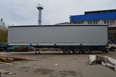 Шторы на полуприцеп изготовление