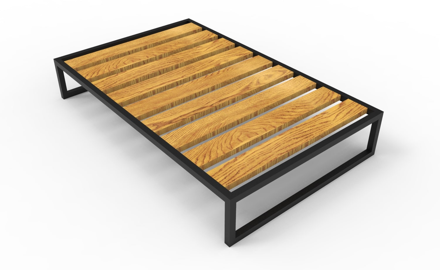 Двухместная кровать в стиле лофт