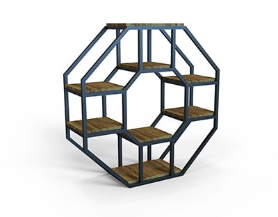 Полки в стиле лофт