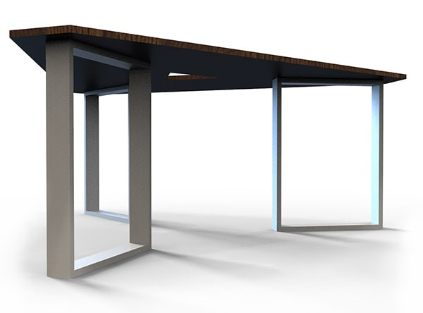 Стол офисный лофт заказать