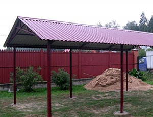 Навес для машины