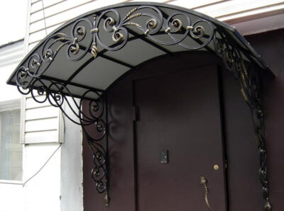 Кованые козырьки