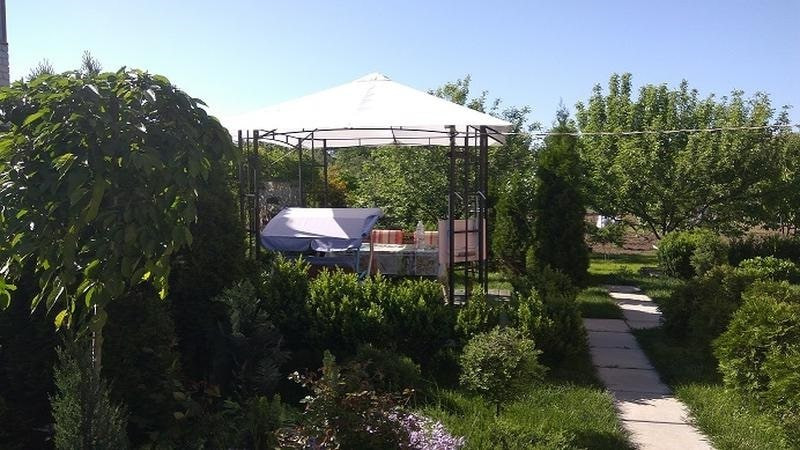 Навес-беседка из тента