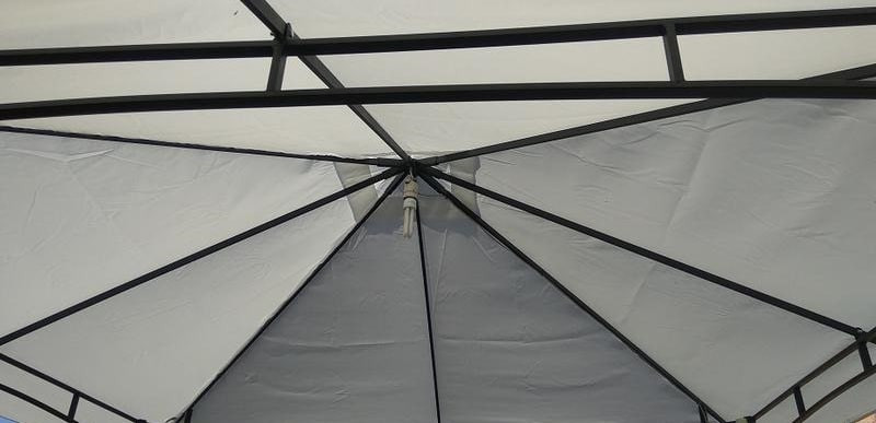 Навес-беседка освещение