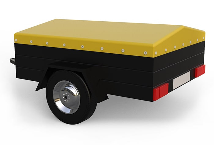 Тент на легковой прицеп на заказ