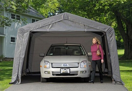 Тентовый гараж