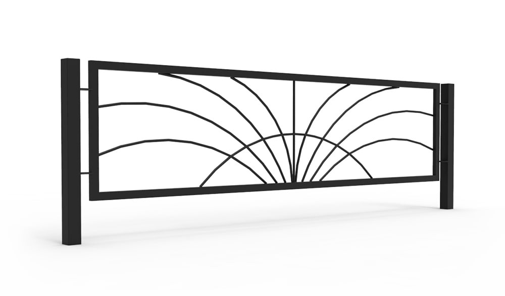 Ограждение металлическое – Фонтан