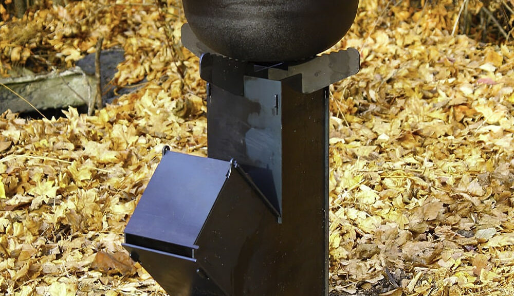 Походная турбо-печь