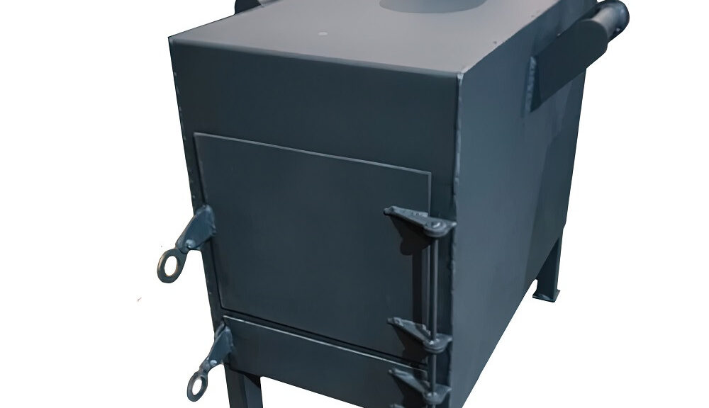 Буржуйка отопительная, на дровах 2 мм, мини печь