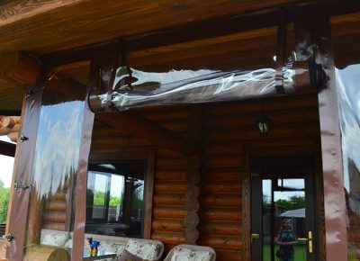 Шторы ПВХ – крепление на змейке