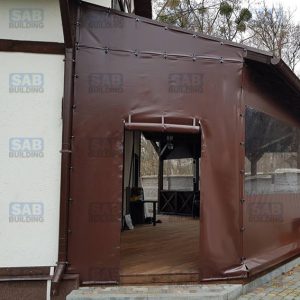 Не прозрачное мягкое окно