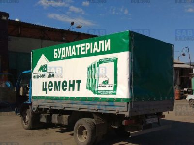 Печать на тенте для грузовика