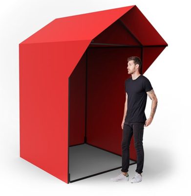 Палатка из тента 1.5х1.5 м.