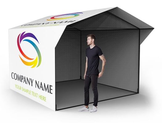 Палатка из баннера 3х3 м.