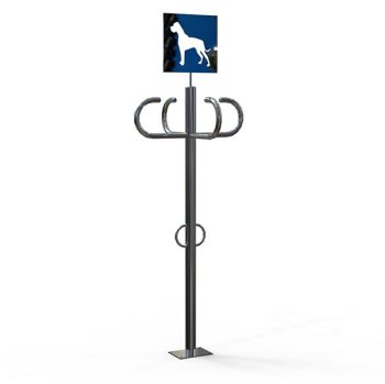 Парковка для собак из нержавейки