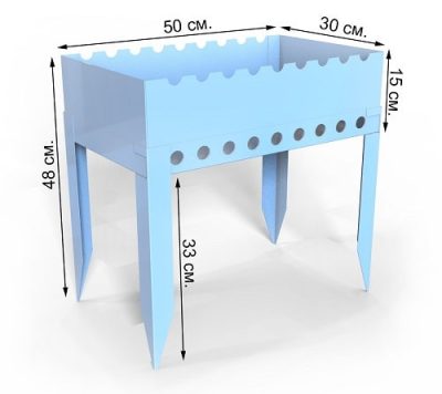 Мангал чертеж