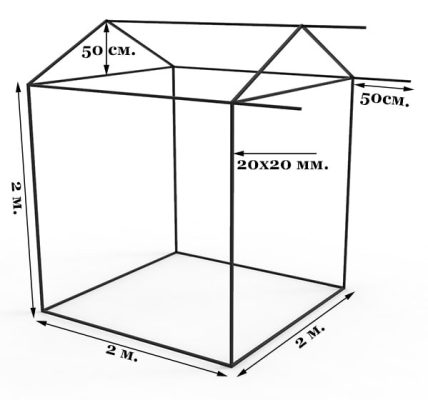 Палатка чертеж