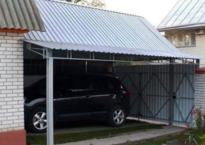 Профнастил навес