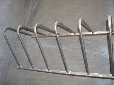 Велопарковка в процессе производства