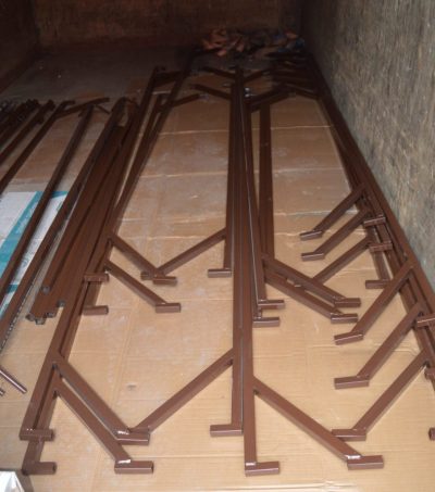 Разобранная палатка