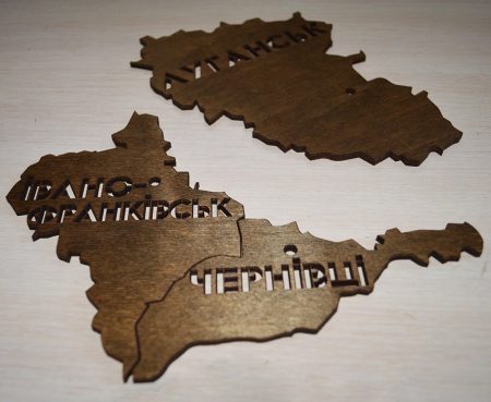 Карта Украины пазл