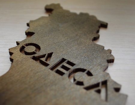 Карта Украины из дерева купить