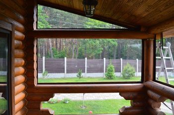 Шторы ПВХ веранда