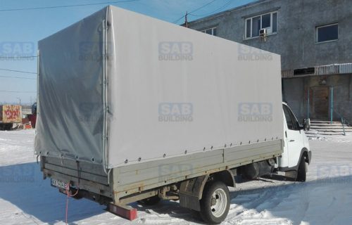 Установка тента на газель